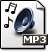 Icone symbolisant le format Fichier audio MPEG