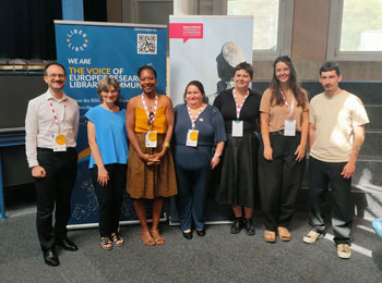 visuel délégation enssib au congrès liber