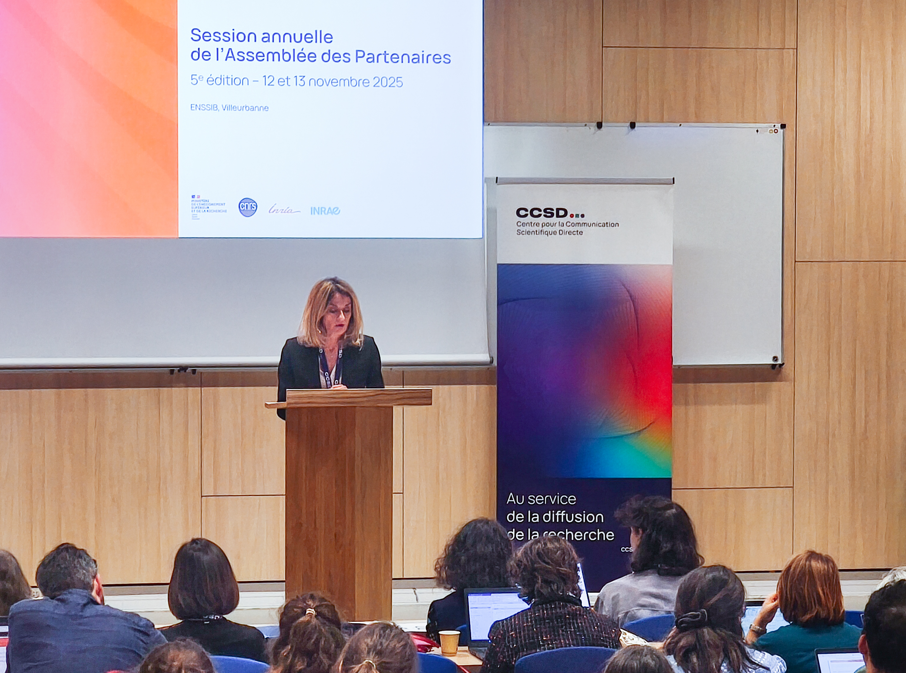 Ouverture de l’Assemblée des partenaires HAL à l'Enssib 