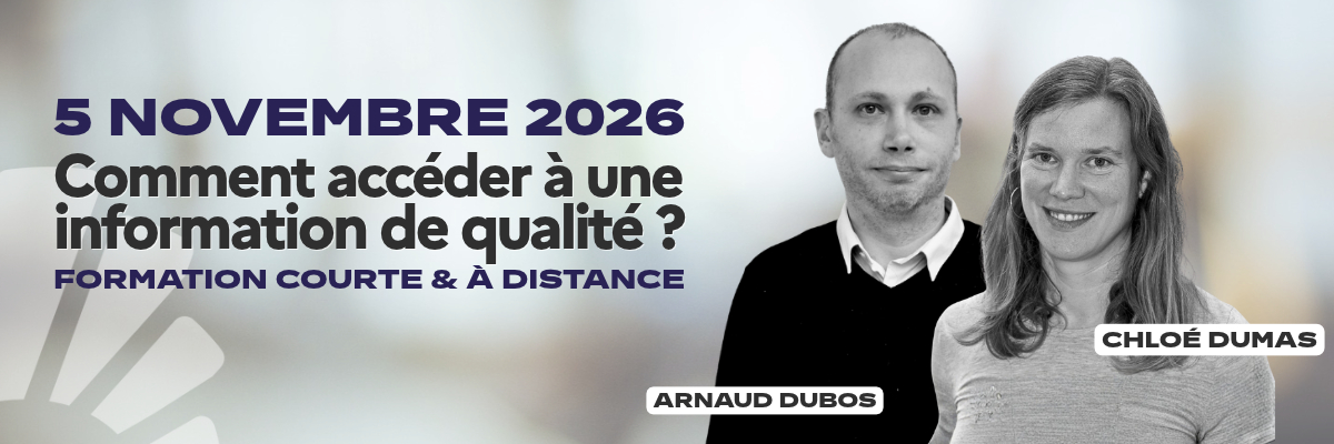 Nouveau cycle de formations consacré aux enjeux et défis informationnels