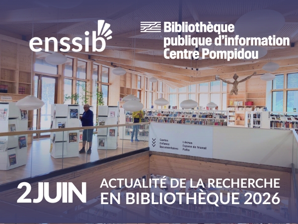 Journée "Actualité de la recherche en bibliothèque 2026"