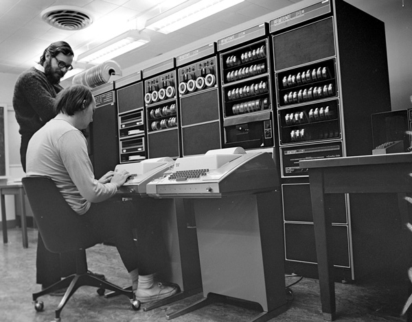 Ken Thompson and Dennis Ritchi