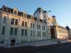 vue extérieure de l'entrée de la médiathèque